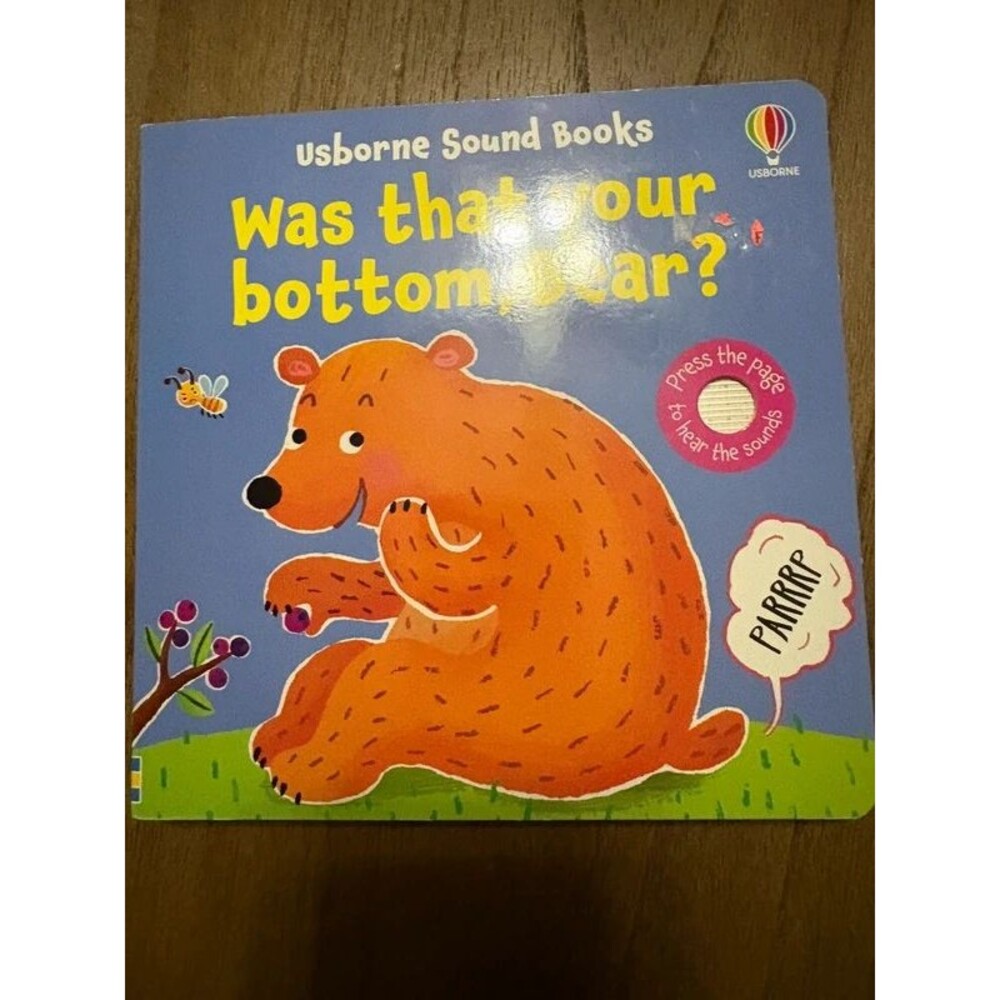 New Usborne was that your bottom little bear? Board book